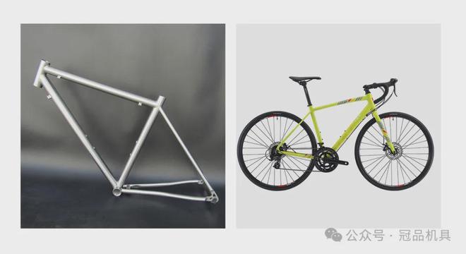 冠品涂装-自动化静电喷涂自行车架应用买球网站：(图2)
