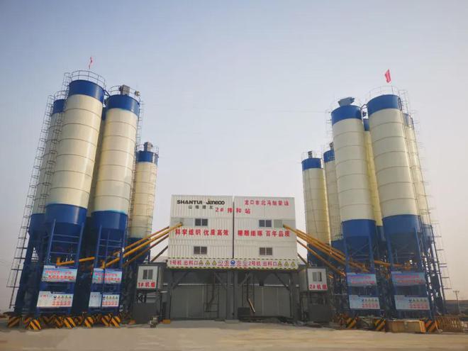 潍烟高铁喜迎通车山推搅拌站技买球网站：术助力建设加速(图2)