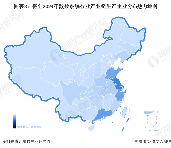 【干货】数控系统行业产业链全景梳理及区域热力地图(图3)