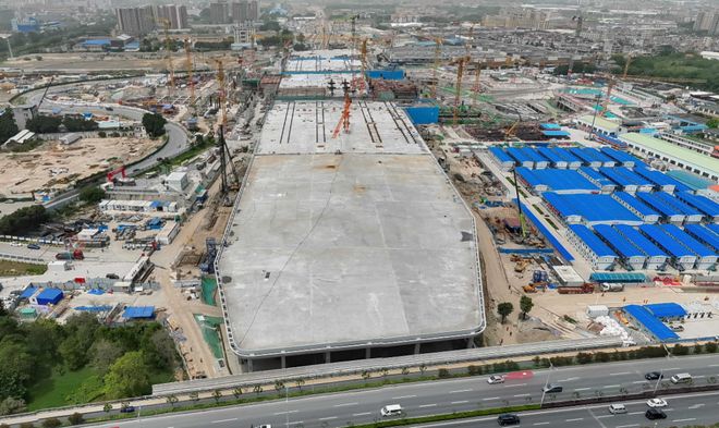 广湛高铁佛山站主体成型预计6月铺轨买球网站：(图5)