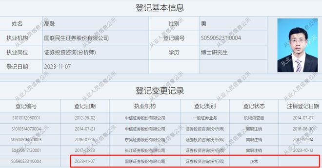 国联民生0固收首席！国联一走而光民生固收首席也要走(图5)