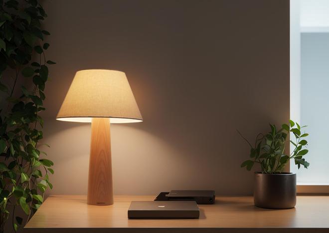 实木台灯：一盏是工业的冰冷一盏是手作的温度(图2)