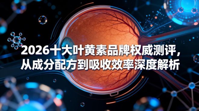 叶黄素哪个牌子对眼睛最好？2026十大优质品牌从配方到吸收率解析(图1)